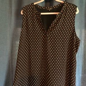 PaperMoon Sleeveless Top with Hearts